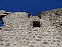 Chateau de Queribus, 2eme enceinte, Pt6, Vestige d'une breteche au dessus de l'entree